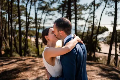 Wedding photoshoot in Arcachon & the Dune du Pilat by Alexandre R