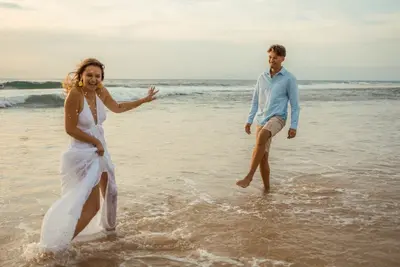 Engagement photoshoot in Arcachon by Anais K