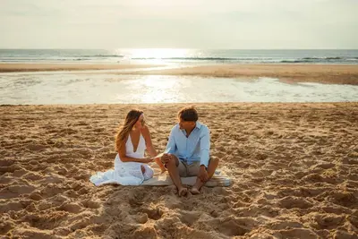 Engagement photoshoot in Arcachon by Anais K