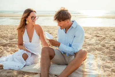 Engagement photoshoot in Arcachon by Anais K