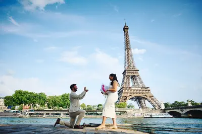 Proposal photoshoot in Paris by Oisin G