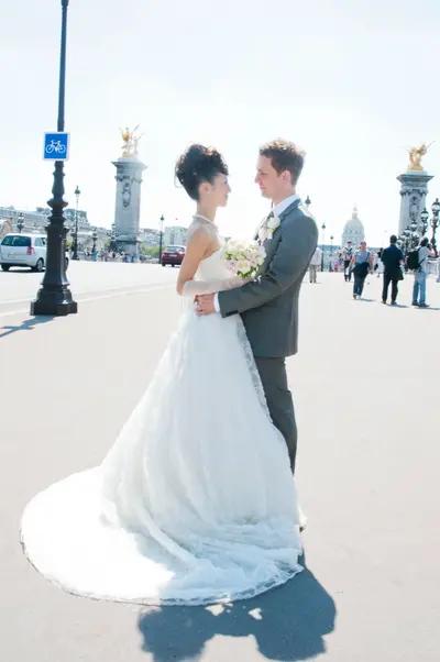 Wedding photoshoot in Paris by Michi N