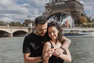 Proposal photoshoot in Paris by Natalia D
