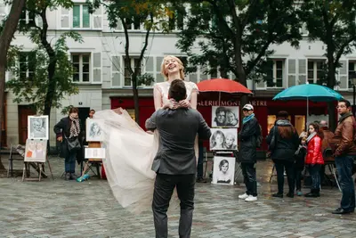 Wedding photoshoot in Paris by Natalia D