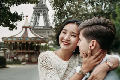 Couples photoshoot in Paris by Natalia D