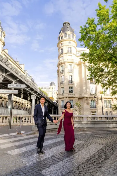Anniversary photoshoot in Paris by Alexandre I