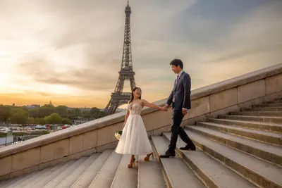 Elopement photoshoot in Paris by Joseph J