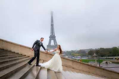 Elopement photoshoot in Paris by Joseph J
