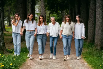 Family photoshoot in Chamonix by Julien Z