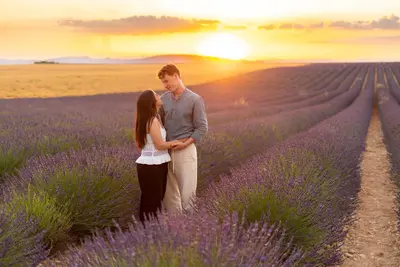 Proposal photoshoot in Valensole by Robin G
