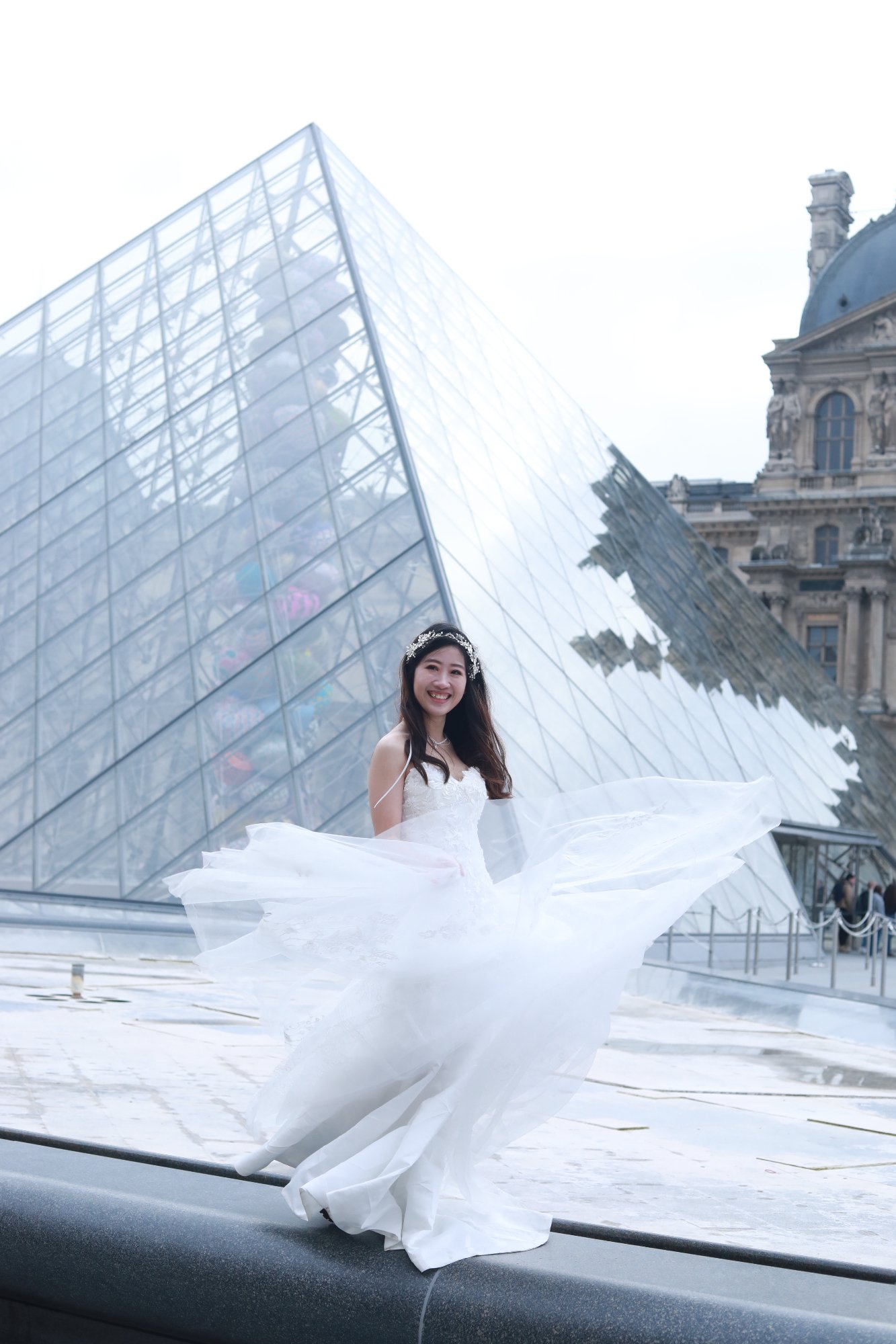 May Meng photoshoot in Paris
