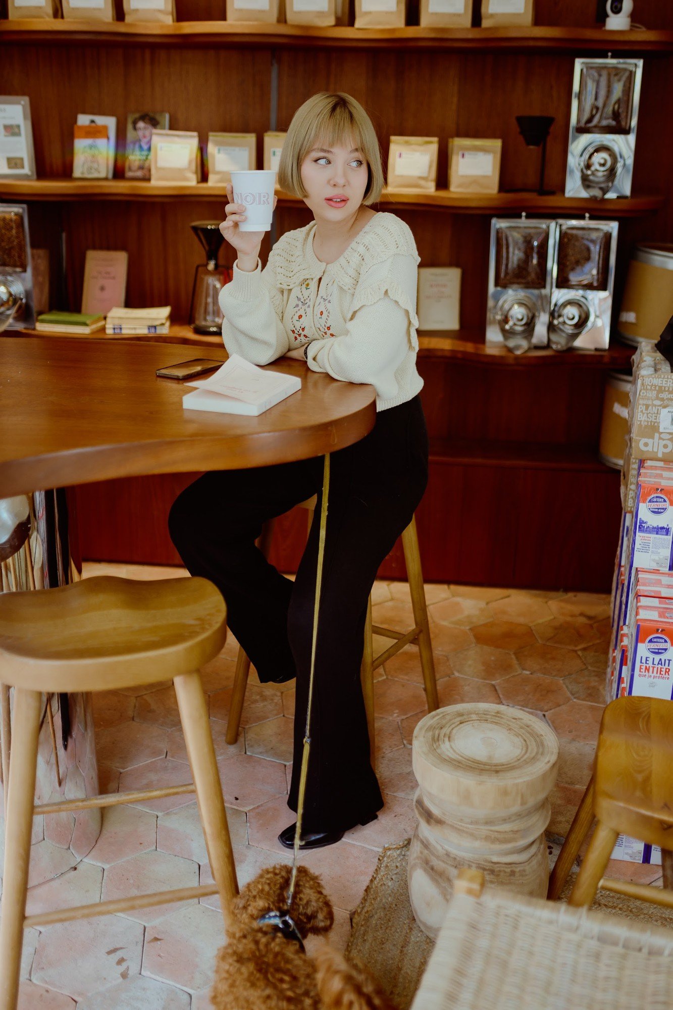 Anna Denisova photoshoot in Paris
