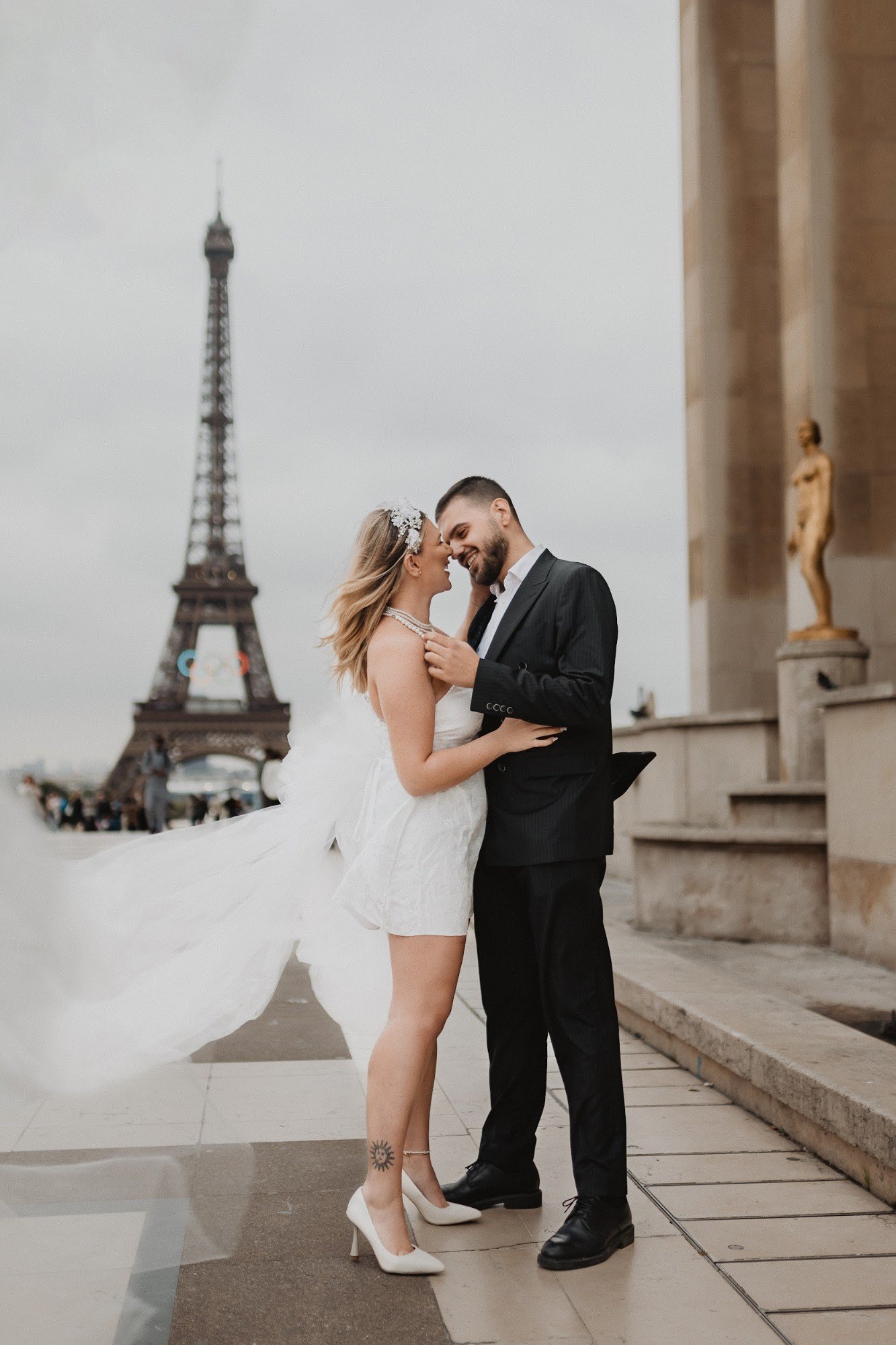 Anna Denisova photoshoot in Paris