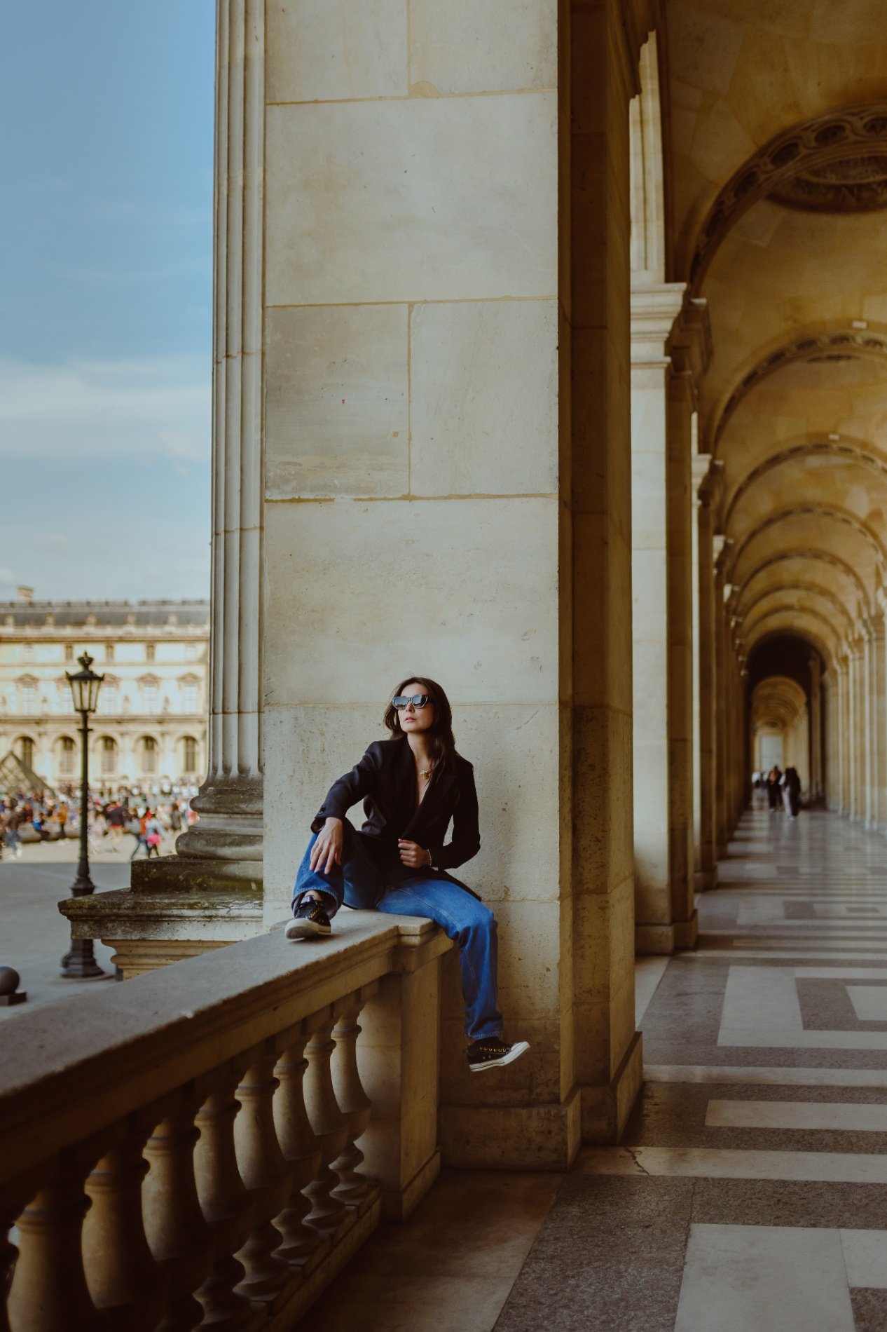Anna Denisova photoshoot in Paris