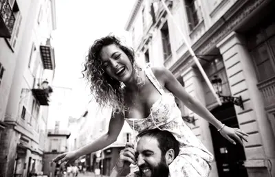 Engagement photoshoot in Nice by Olha S