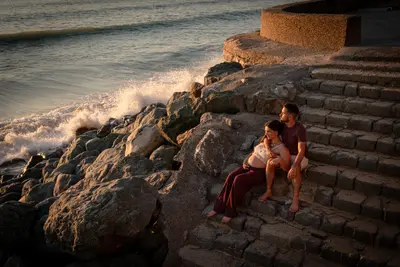 Honeymoon photoshoot in the French Basque Country by Margaux C