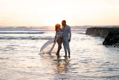 Elopement photoshoot in the French Basque Country by Margaux C